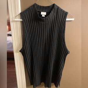 XXL A New Day Black sleeveless mock neck